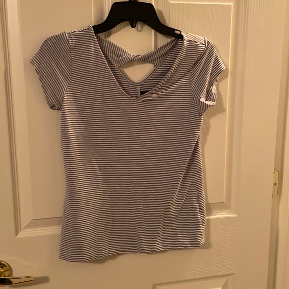 Striped short sleeve tee